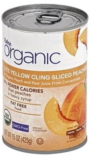 Organic Sliced Peaches in Real Fruit Juice