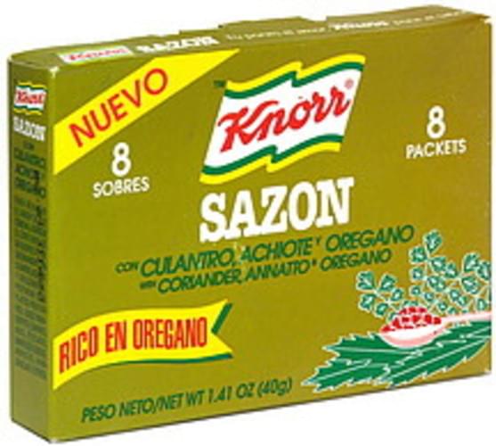 Knorr Sazon With Coriander Annatto And Oregano 8 Ea Nutrition