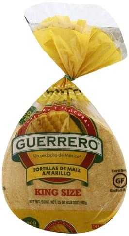 Guerrero Corn, King Size Tortillas - 30 ea, Nutrition Information | Innit