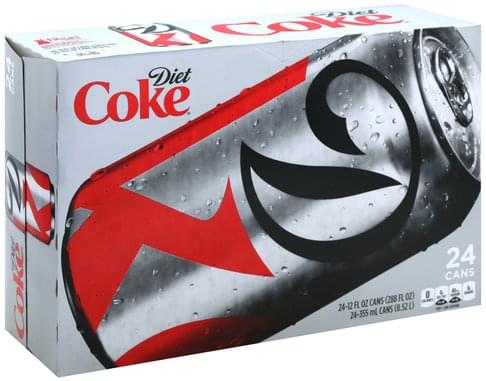 Diet Coke Cola 24 Ea Nutrition Information Innit   00049000010633 3T8XUSyNSa25Iw 0 S500 