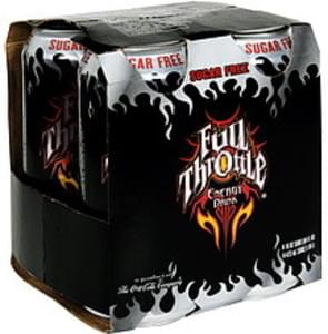 Full Throttle Sugar Free Energy Drink - 4 ea, Nutrition Information | Innit