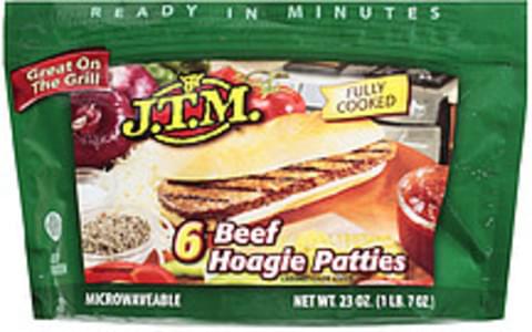 J.t.m. Beef Hoagie Patties - 23 Oz, Nutrition Information | Innit