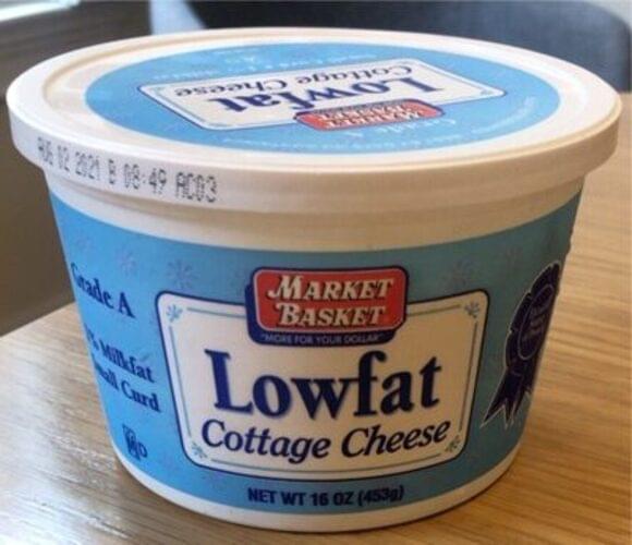 Market Basket Low Fat Cottage Cheese 113 g, Nutrition Information Innit