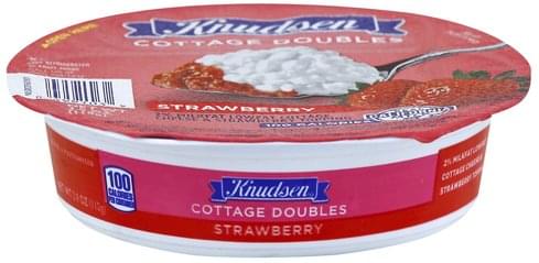 Knudsen 2 Milkfat Lowfat Strawberry Cottage Cheese 3 9 Oz