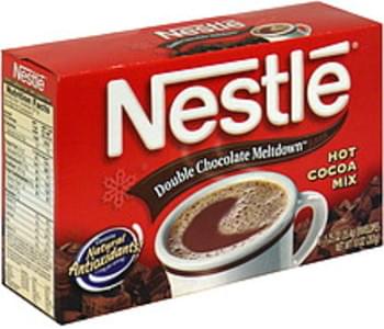 Nestle Double Chocolate Meltdown Hot Cocoa Mix - 8 ea, Nutrition ...