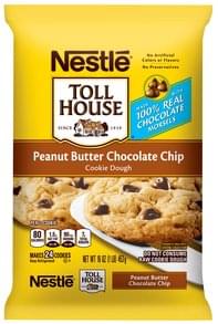 Toll House Chocolate Chip Cookie Dough - 16 oz, Nutrition Information ...