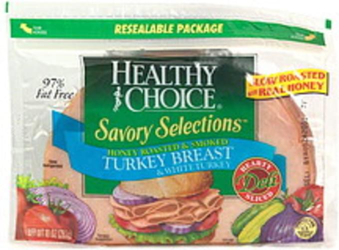 Healthy Choice Honey Roasted & Smoked Turkey Breast & White Meat 10