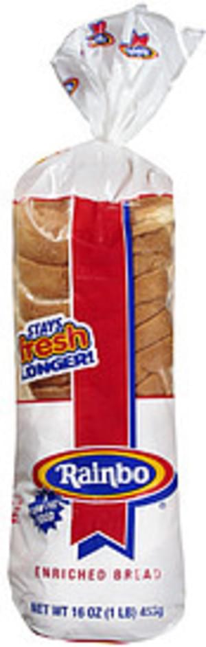 Rainbo Big Enriched Bread - 16 oz, Nutrition Information | Innit