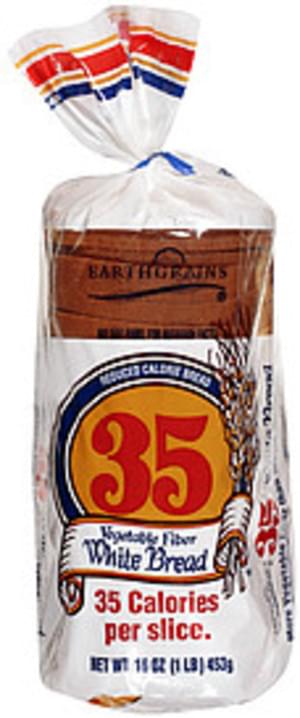 Earthgrains Reduced Calorie Vegetable Fiber White Bread - 16 oz ...