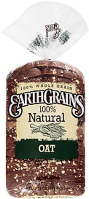 Earthgrains 100% Natural Oat Bread - 24 oz, Nutrition Information | Innit