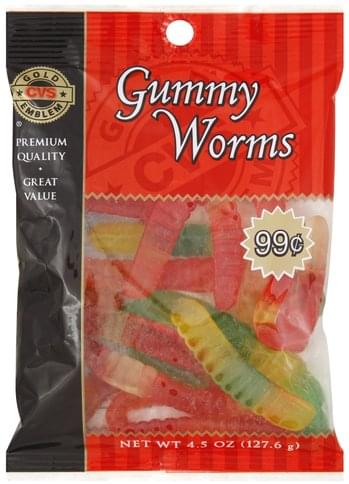 CVS Gummy Worms - 4.5 oz, Nutrition Information | Innit