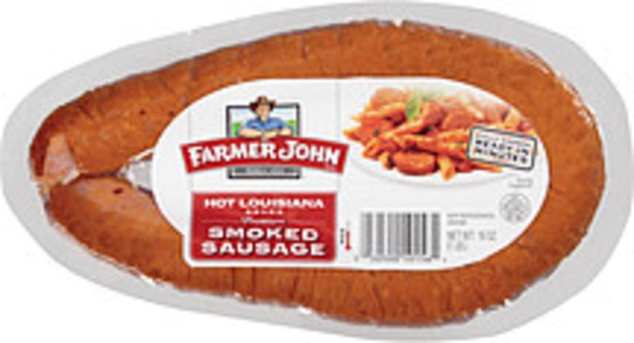 Farmer John Hot® Louisiana Brand Smoked Pork Sausage Links, 8 ct / 28 oz -  Foods Co.