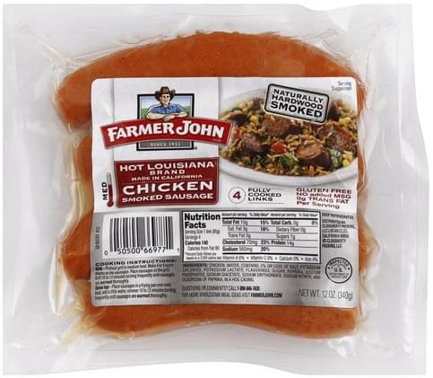 Farmer John® Hot Louisiana Brand Chicken Smoked Sausage 36 oz