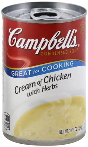 Campbells Cream of Mushroom with Herbs Condensed Soup - 10.5 oz ...