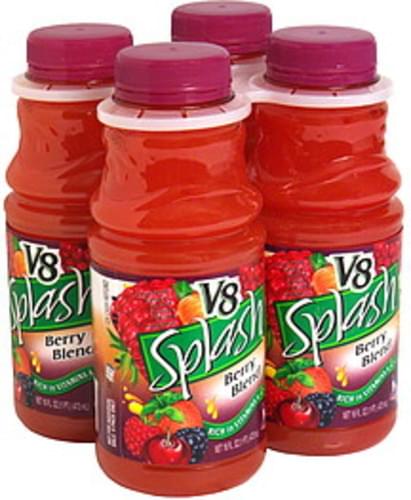 V8 Berry Blend Juice Beverage - 4 ea, Nutrition Information | Innit