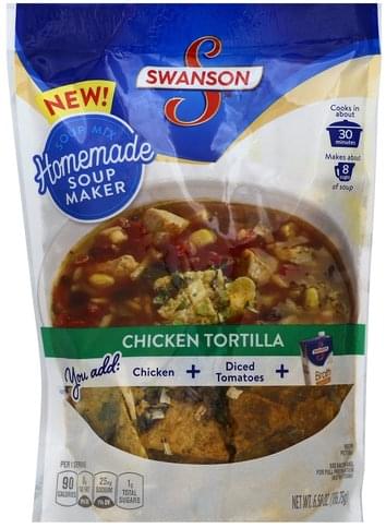 Swanson Chicken Tortilla Soup Mix 6 58 Oz Nutrition Information Innit