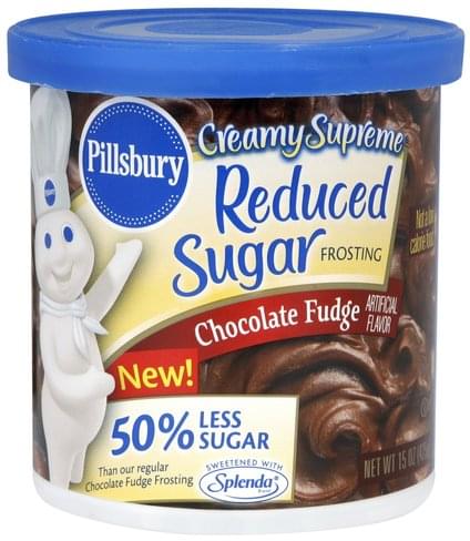 Pillsbury Chocolate Fudge Reduced Sugar Frosting - 15 oz, Nutrition ...