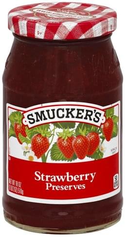 Smuckers Strawberry Preserves - 18 oz, Nutrition Information | Innit