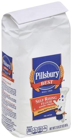 Pillsbury Self Rising, Bleached, Enriched Flour - 32 Oz, Nutrition ...