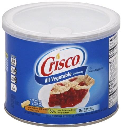 Crisco All-Vegetable Shortening - 16 oz, Nutrition Information | Innit