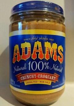 Adams Natural Peanut Butter - 16 g, Nutrition Information | Innit