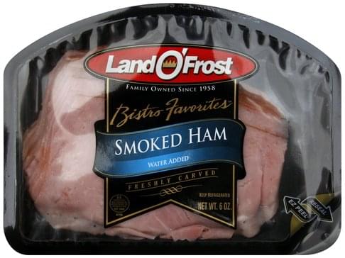 Land O Frost Applewood Smoked Ham - 6 oz, Nutrition Information | Innit
