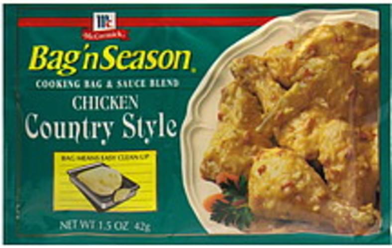 Mccormick Chicken Country Style Cooking Bag And Seasoning Blend 1 5 Oz