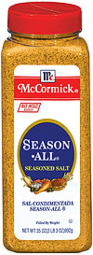 Mccormick Seasoned Salt Season All 35 Oz Nutrition Information Innit