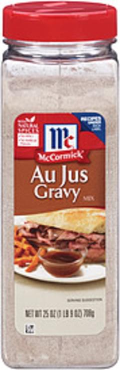 Mccormick Au Jus Gravy Mix 25 Oz Nutrition Information Innit