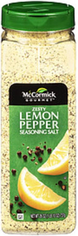 Mccormick Gourmet Zesty Lemon Pepper Seasoning Salt 26 Oz Nutrition