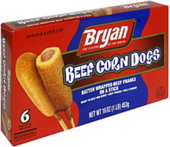 bryan beef corn dogs