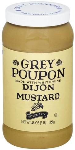 Grey Poupon Dijon Mustard - 48 oz, Nutrition Information | Innit