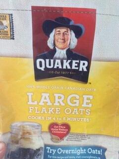 Quaker Large Flake Oats - 30 g, Nutrition Information | Innit