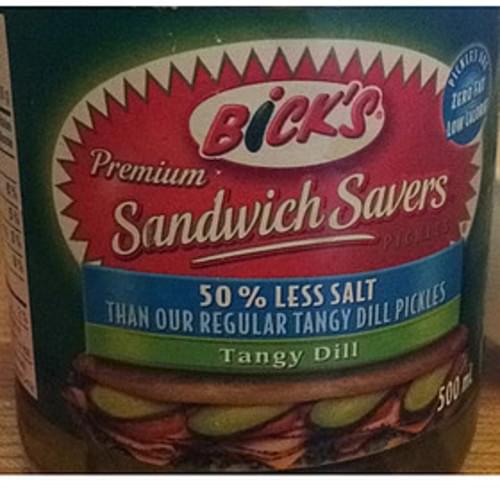 Bick S Tangy Dill Pickles 30 G Nutrition Information Innit