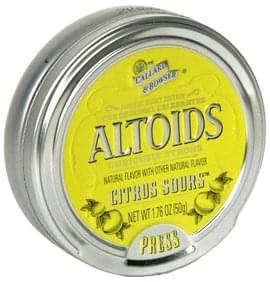 Altoids Tangerine Sours - 1.76 oz, Nutrition Information | Innit