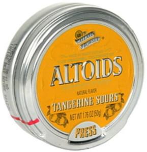 Altoids Tangerine Sours - 1.76 oz, Nutrition Information | Innit