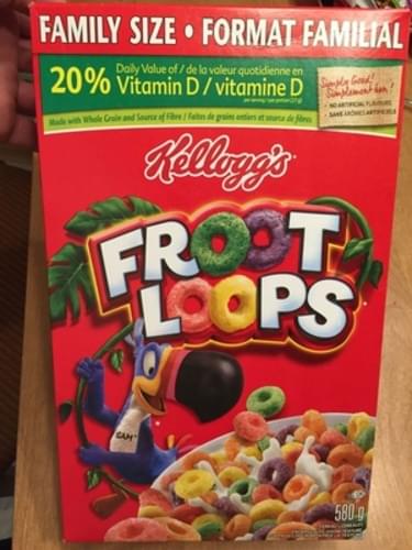 Kelloggs Froot Loops Cereal 27 G Nutrition Information Innit