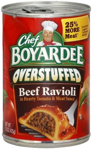 Chef Boyardee Beef Ravioli 15 Oz Nutrition Information Innit