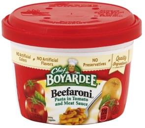 Chef Boyardee Family Size Beefaroni - 40 oz, Nutrition Information | Innit