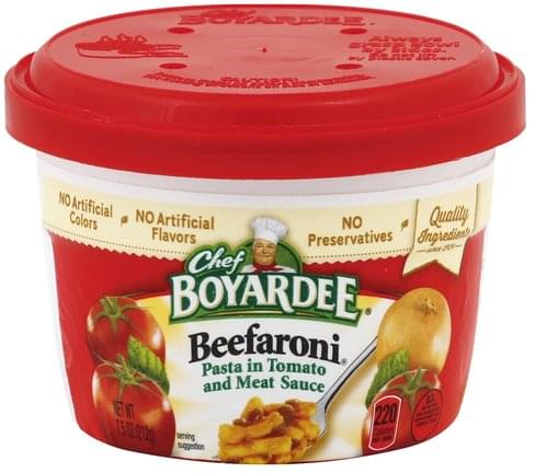 Chef Boyardee Beefaroni - 7.5 Oz, Nutrition Information | Innit