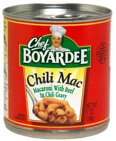 Chef Boyardee Chili Mac - 7 oz, Nutrition Information | Innit