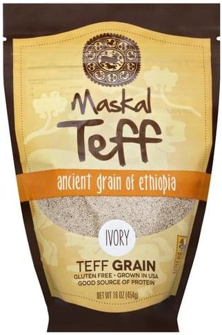 Maskal Teff Ancient Grain Of Ethiopia, Ivory Teff Grain - 16 Oz ...