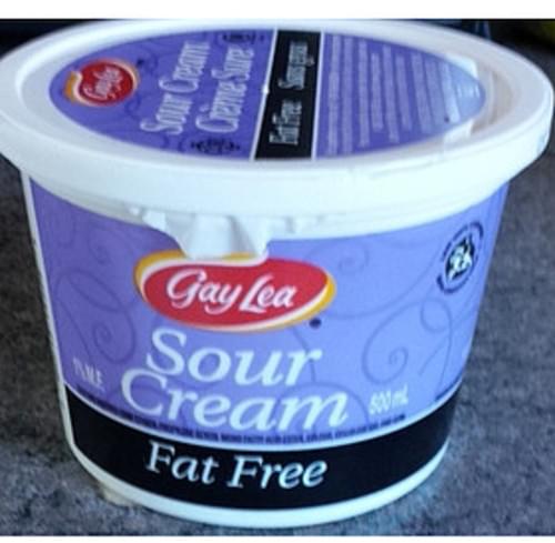 Gay Lea Fat Free Sour Cream 30 Ml Nutrition Information Innit