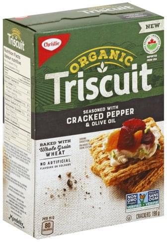 Triscuit Seasoned with Cracked Pepper & Olive Oil Crackers - 198 g ...