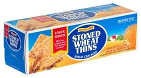 Red Oval Farms Mini Stoned Wheat Thins Snack Crackers, Roasted Garlic ...