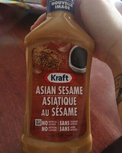 Kraft Asian Sesame Dressing 15 Ml Nutrition Information Innit 2638