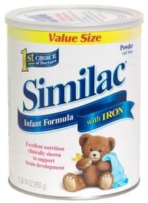 Similac with Iron, Powder, Value Size Infant Formula - 850 g, Nutrition ...