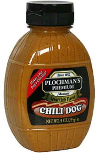 Plochmans Chili Dog Mustard - 9 oz, Nutrition Information | Innit