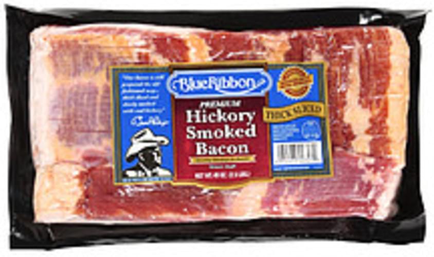 Blue Ribbon Bacon Hickory Smoked Premium Thick Sliced Meat - 40 oz