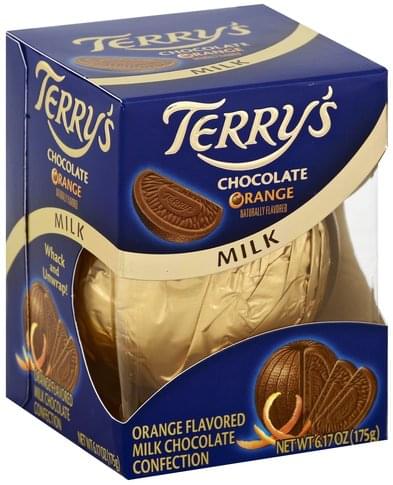 Terrys Milk Chocolate Orange - 6.17 oz, Nutrition Information | Innit